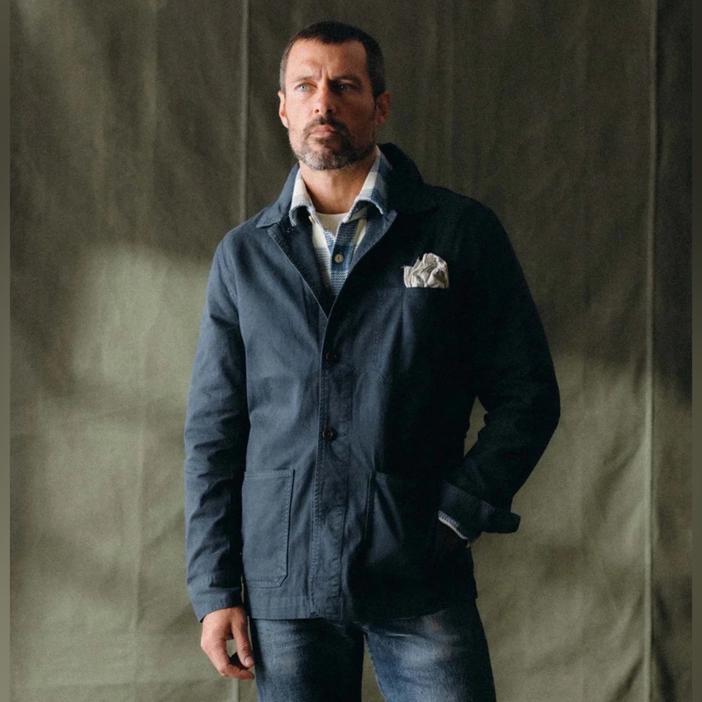 Taylor Stitch navy Ojai jacket medium/40